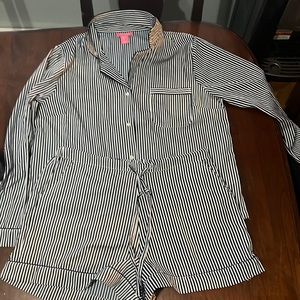 Never worn Stripped Pajama set